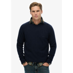 Superdry Trui van wolmix navy