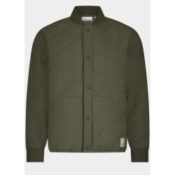 Bos Bright Blue Supply & co. winterjack pearson quilted outdoor jacke 25301pe32/368 army