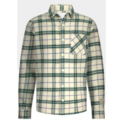 Bos Bright Blue Supply & co. overshirt aaron shirtjacket 25314aa21/150 off-white