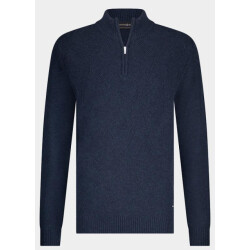 Bos Bright Blue Scotland blue half zip otto pullover half zip spe25305ot32sb/290 navy