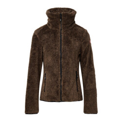 Nordberg evy fleece fleece sweater met rits dames -