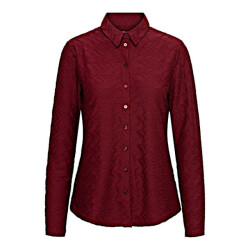 &Co Woman &co women blouse lotte jaquard wine red