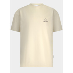 Bos Bright Blue Supply & co. t-shirt korte mouw james t-shirt backprint 25308ja06/150 off-white