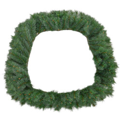 Homcom Guirlande frosted kerstslinger 180 cm met 160 takpunten -