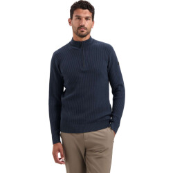 No Excess Pullover half zip rib variation night