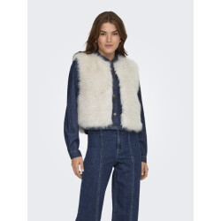 Jacqueline de Yong Jdyora faux fur waistcoat otw sie