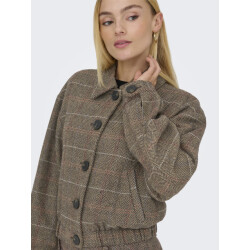 Only Onlricca life check jacket otw