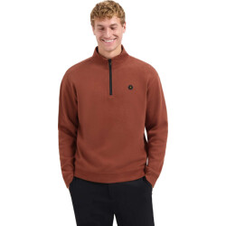 No Excess Sweater half zip soft rib relaxed f terra