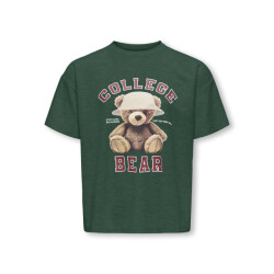 Only Kogbillie ss loose teddy top jrs noos donker