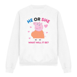 Peppa Pig Dames he or she mummy pig sweatshirt