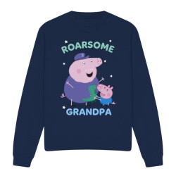 Peppa Pig Uniseks sweatshirt met roarsome opa varken voor volwassenen