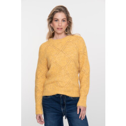 Geisha pullover argyle 54833-29 175 ochre yellow