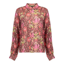 Geisha blouse 53938-20 775 brown/soft red