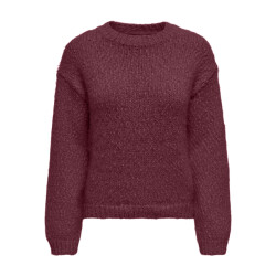 Only onlbea ls o-neck cc knt 15350813 zinfandel