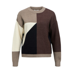 Object objray lo l/s knit pullover aop noo 23044642 morel