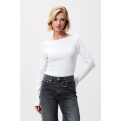 Catwalk Junkie 2504020406 boatneck rib long sleeve