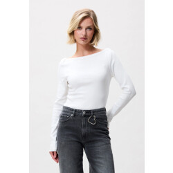 Catwalk Junkie 2504020406 boatneck rib long sleeve