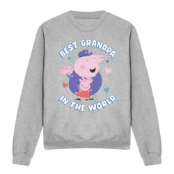 Peppa Pig Uniseks adult beste opa in de wereld sweatshirt