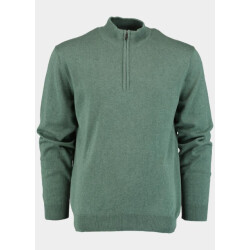 Bos Bright Blue Half zip half zip 100% katoen 528400cct-13/735