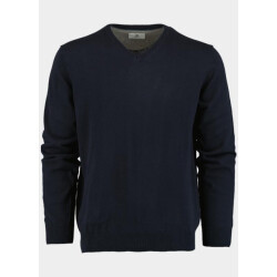 Bos Bright Blue Pullover v-hals 100% katoen 528100cct-13/60