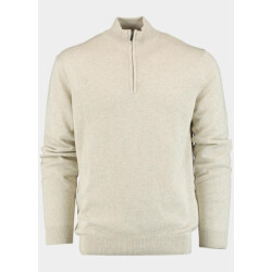 Bos Bright Blue Half zip half zip 100% katoen 528400cct-13/815