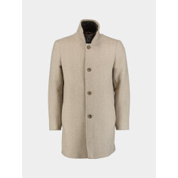 Bos Bright Blue Wollen jas quinsy coat 25301qu52bo/820 sand