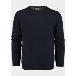 Bos Bright Blue Pullover ronde hals 100% katoen 528200cct-13/60
