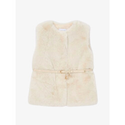 Mayoral Meisjes gilet fur belt