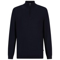 PRESLY & SUN Scott zip knitted pullover