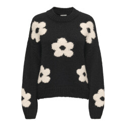 Jacqueline de Yong Jdykilian flower ls pullover knt dessin