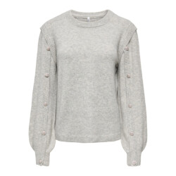 Only Onlrene life ls button o-neck cs knt melee
