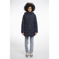 Rino & Pelle Padded coat with detachable hood navy