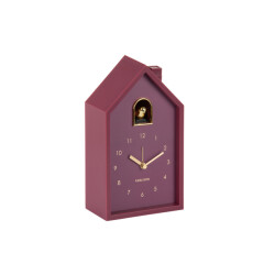 Karlsson wekker modern cuckoo oro dark mauve