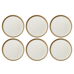 Bitz ® gastro 6 stuks aardewerk ontbijtborden 21 cm / 11280