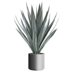 Kopu ® kunstplant agave 110 cm in pot 30 bladeren groen/
