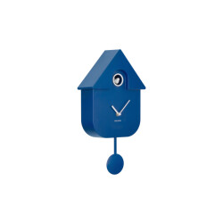 Karlsson wandklok modern cuckoo cobalt blue