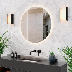 Mirlux Badkamerspiegel 80cm rond frameloos