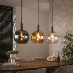 Hoyz hanglamp sfera tricolore 3-lichts artic