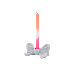 House Vitamin Candle holder bow- lilac- 18x9x7 cm