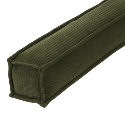 Casa di Elturo Tochtstopper deur 80 cm – donker – corduroy look – polyester – tochtrol
