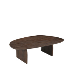 Label51 Salontafel cooper espresso mangohout 75x135 cm