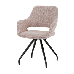 Livingfurn eetkamerstoel capp blossom lodge set van 2 61x61x88cm