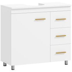 Homcom Badkamermeubel met 3-lades -