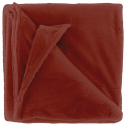 Unique Living plaid klaas 150x200cm marsala