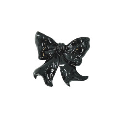 House Vitamin Wall vase bow- black- 19x18,5x5,5 cm