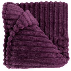 Unique Living plaid lex 150x200cm dark purple