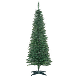 Homcom Kerstboom kunstspar smal met standaard 150cm -