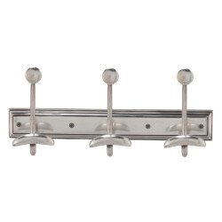 Signature Wandkapstok met 3 messing haken