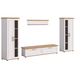 Furnilux Woonkamercombinatie verona sibiu larch nb artisan oak nb
