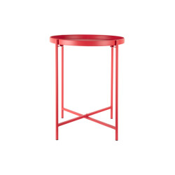 Leitmotiv bijzettafel meseta bright red
